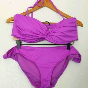 NWOT Atmosphere  2 piece Bandeau Bikini size 14